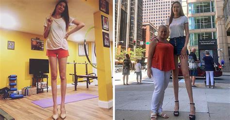 the world s tallest woman has legs that are 53 inches long