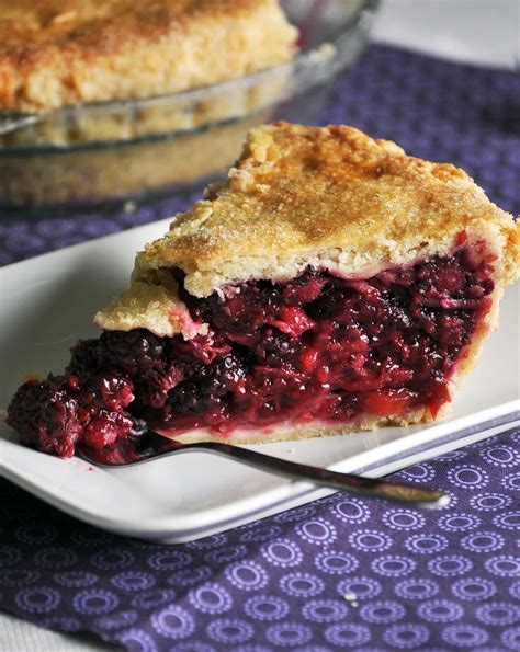 Fresh Blackberry Pie Recipe Pie Ofbatteranddough