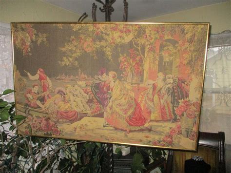 Clearance Sale French Antique Tapestry Large Framed Wall Etsy French Antiques Tapestry