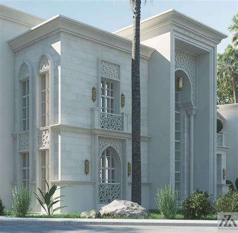 Arabic Villa On Behance Facade House House Designs Exterior