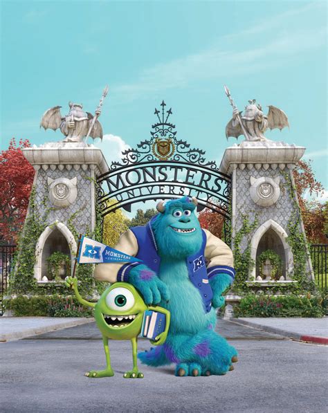Monsters University Mike And Sulley Take On College