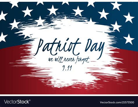 Creative Poster Or Banner Patriot Day Royalty Free Vector