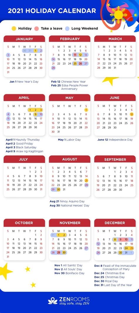 Public Holidays In The Philippines For 2021 Gambaran