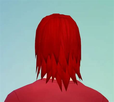 Mod The Sims Kirishima Eijirou Triple Hairstyle Bundle By Sakine