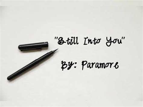 Night that i first met your mother. Still Into You Lyrics | Paramore - YouTube