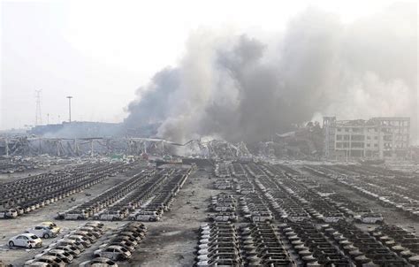 China Explosion In Tianjin Kills At Least 44 And Injures 500 As Fires