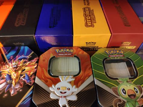 Pokémon Trading Card Game Cards And Merchandise Pokemon Tcg Empty Tins