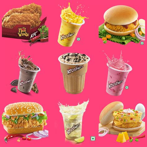 The hot indian foods's menu food list has been given to, and if you want to know what is the latest price of hot indian foods, you have come to the right place. Grab the Complete list of KFC India Menu 2015 | SAGMart