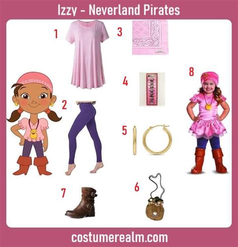 How To Dress Like Neverland Pirates Izzy Costume For Halloween