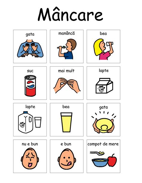 Food Pdf Free Printable Pecs Pictures Food Vocabulary Cards For
