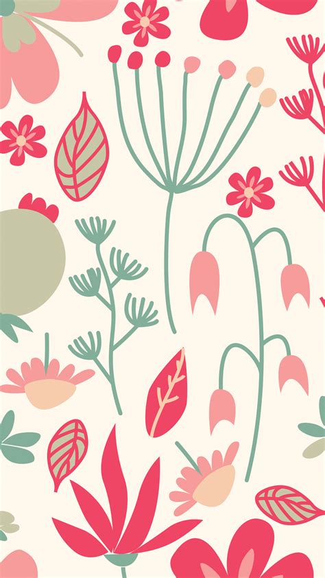 Free Hd Vintage Flowers Iphone Wallpaper For Download 0559