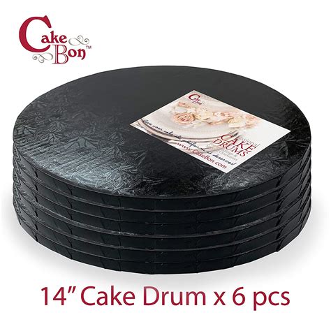 Cake Drums Round 14 Inches Black Sturdy 12 Inch Thick