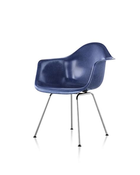 Fiberglass chairs, plywood, lounge chairs. Eames Molded Fiberglass Armchair, 4-Leg Base - Herman Miller