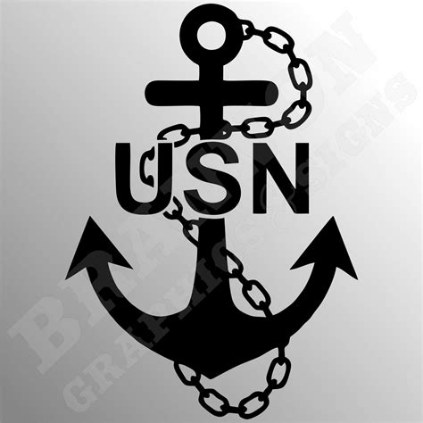 Us Navy Anchor Logo Military Themed Design That Can Be Made Into