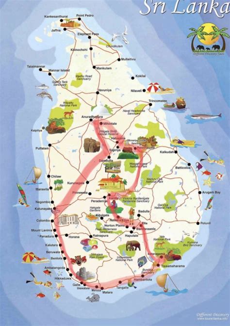 Pin By Indianinnyc On Travel And Tour Sri Lanka Travel Tourist Map