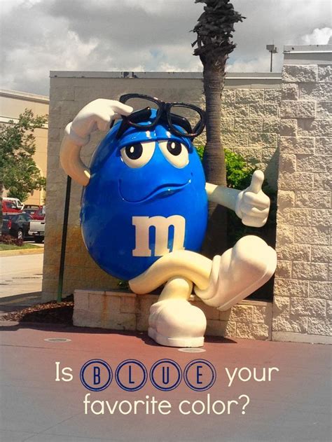 M And M Man Blue Favorite Color Mandm Characters Blue