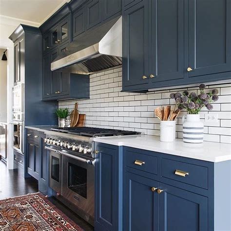 30 Kitchen Cabinets Navy Blue