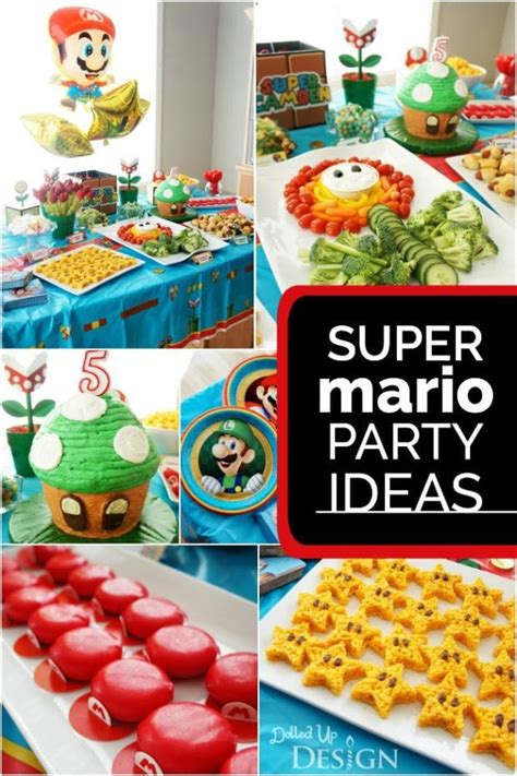 Super Mario Birthday Party Food Ideas Bhe