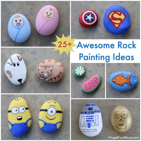 25 Awesome Rock Painting Ideas Rock Painting Patterns Painted Rocks