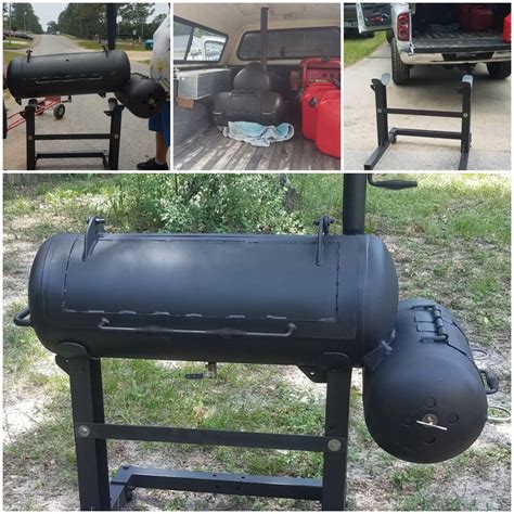 First Ever Reverse Flow Smoker Build No Trailer Required Smoking