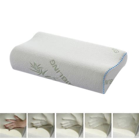 Buy 1pc High Quality Charcoal Bamboo Fiber Pillow Slow