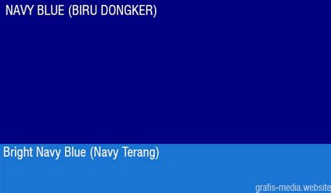 Warna Navy Blue Newstempo