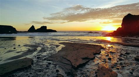 A Beautiful Sunset At Cooks Beach Mendonoma Sightings