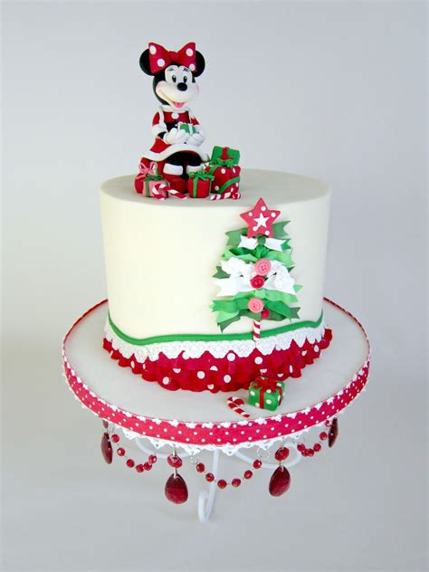 Now you can write name on birthday cakes, cards, wishes, and frames with photos. Delectable Cakes: Adorable Minnie Mouse 'Christmas ...