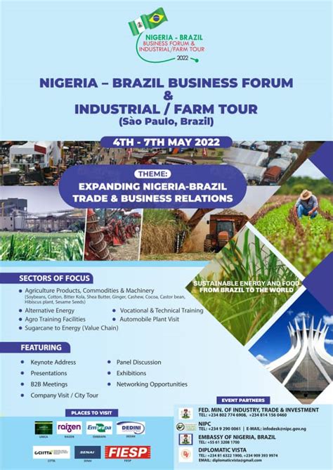 Nigeria Brazil Business Forum And Industrialfarm Tour 2022 Nigerian