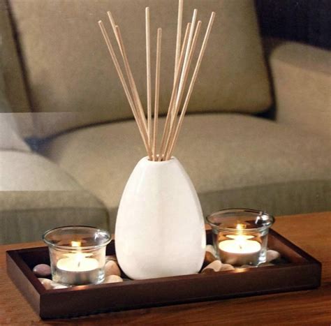 Reed Diffuser Ceramic Vase And Tealight Holder Candle Decorative Stone