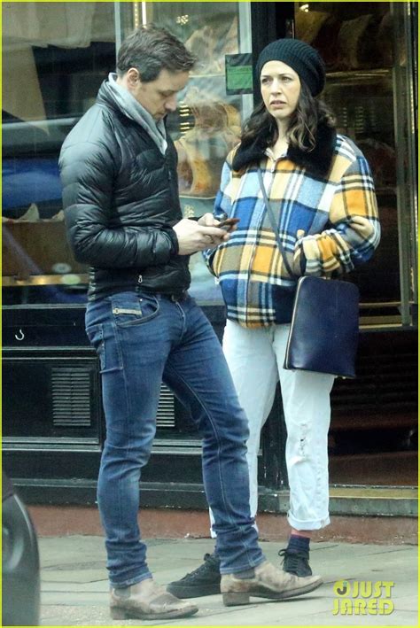 James Mcavoy And Girlfriend Lisa Liberati Pack On Pda In Rare Photos