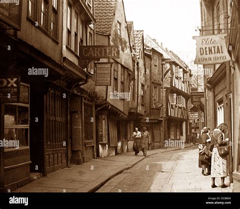York The Shambles Early 1900s Stock Photo Royalty Free Image 59257249