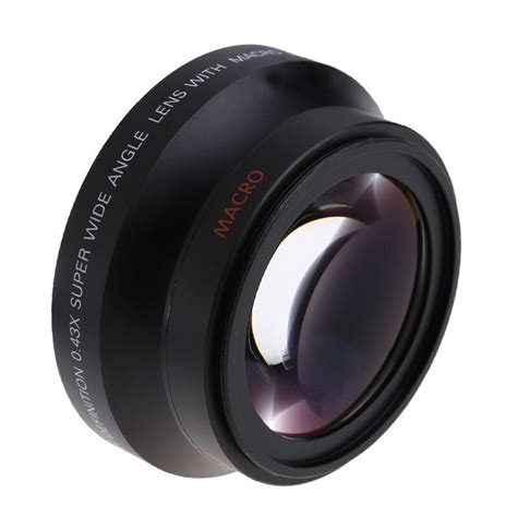 New 67mm Wide Angle Camera Lens Macro Conversion Lens 043x With Front