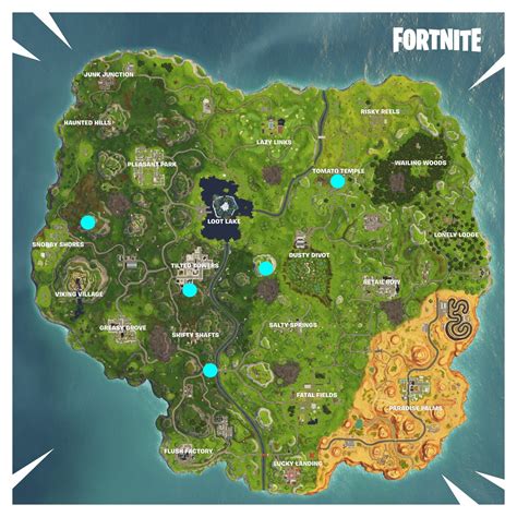 Fortnite Timed Trials Location Map And Video Guide For Season 6 Week 3 Fortnite Seasons