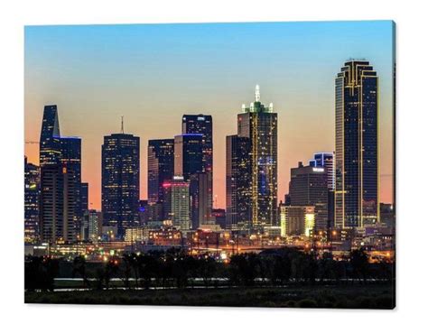 Dallas Texas Skyline Dallas Wall Art Skyscraper Art Etsy Skyline