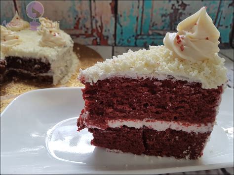 Eggless Red Velvet Cake Red Velvet Cake With Buttercream Frosting