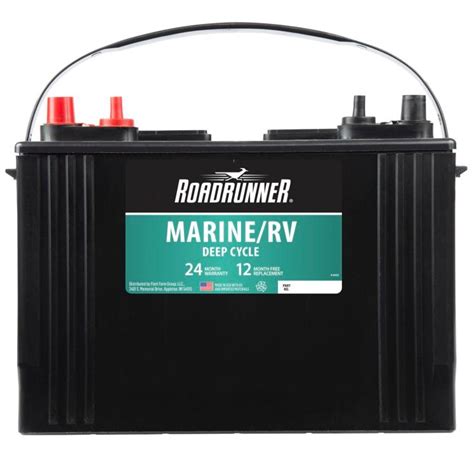 Road Runner Marine Rv Deep Cycle Battery Grp 27 27 Mo 575 Cca By Road