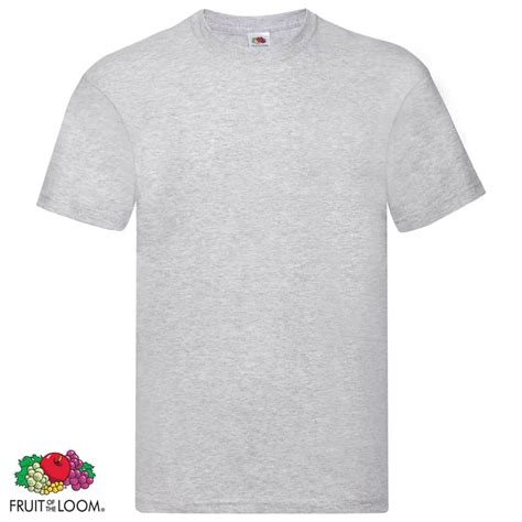 Fruit Of The Loom Original T Shirts 10 Pcs Grey M Cotton