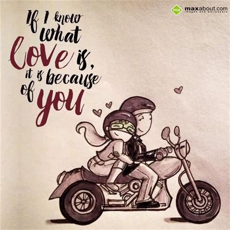 If I Know What Love Is It Is Because Of You First Love Quotes Funny Love Love Cartoon Couple