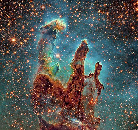 Eagle Nebulas Pillars Of Creation Photograph By Hubble Legacy Archive
