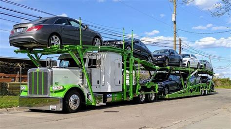 Car Haulers Big Rig Trucks Peterbilt Trucks Transport Pictures