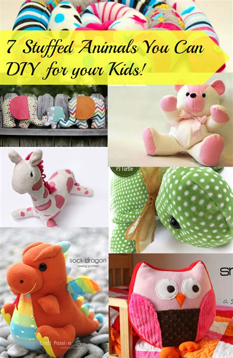 Find the answers to these questions and more in this momjunction post on buying stuffed animals for babies and the 15 best options for infants and toddlers. 7 Stuffed Animals You Can DIY for your Kids ...