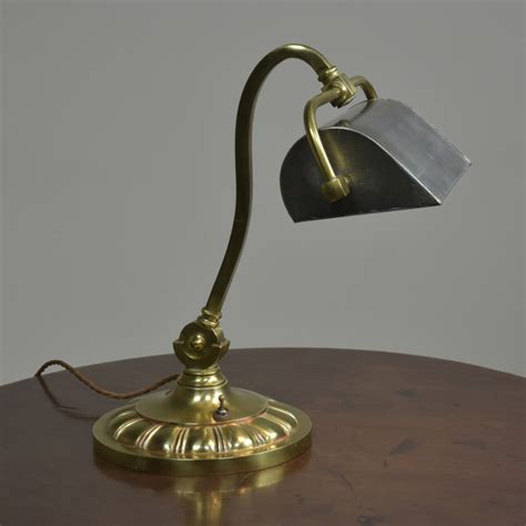 Antique And Reclaimed Listings Antique Brass Desk Bankers Lamp Salvoweb Uk