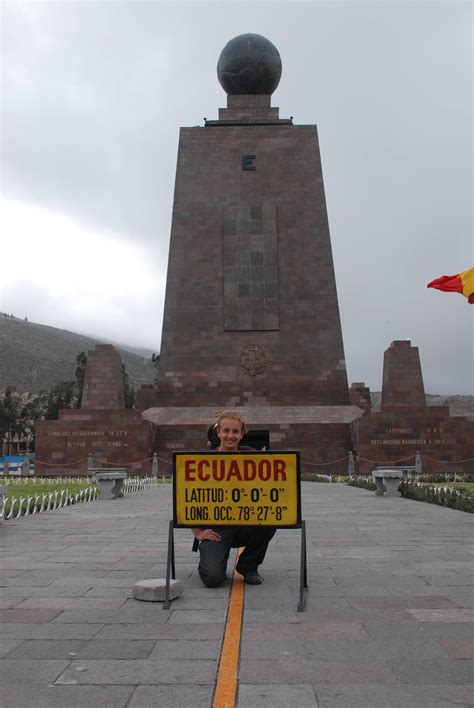 Sightseeing Is There A Monument I Can Visit In Ecuador That Marks The