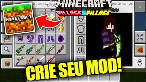 Como Criar Mods Para Todas As Vers Es Do Minecraft Pocket Edition Nova Atualiza O Youtube