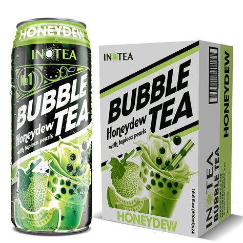 Bubble Tea Inotea Honeydew Bubble Tea Drink Ready To Drink