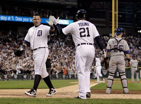 miguel cabrera helps tigers top rangers in game 5 to avoid elimination fox news