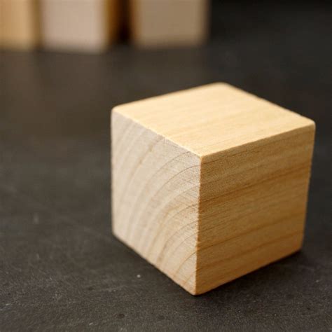 Blank Do It Yourself Wood Blocks Cubes 1 14 Inch Cube Set Of 12