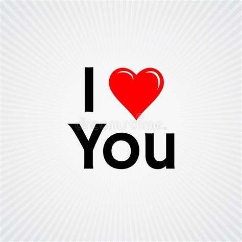 Red Heart With I Love You Sign Stock Illustration Illustration Of