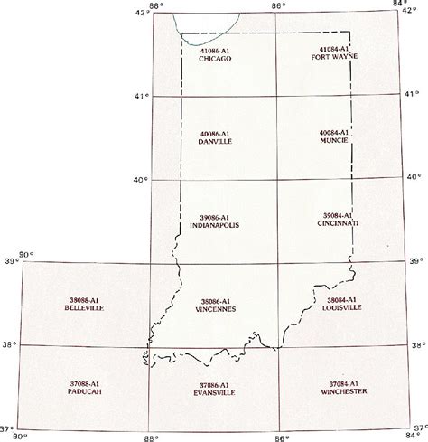 Indiana Topographic Index Maps In State Usgs Topo Quads 24k 100k 250k
